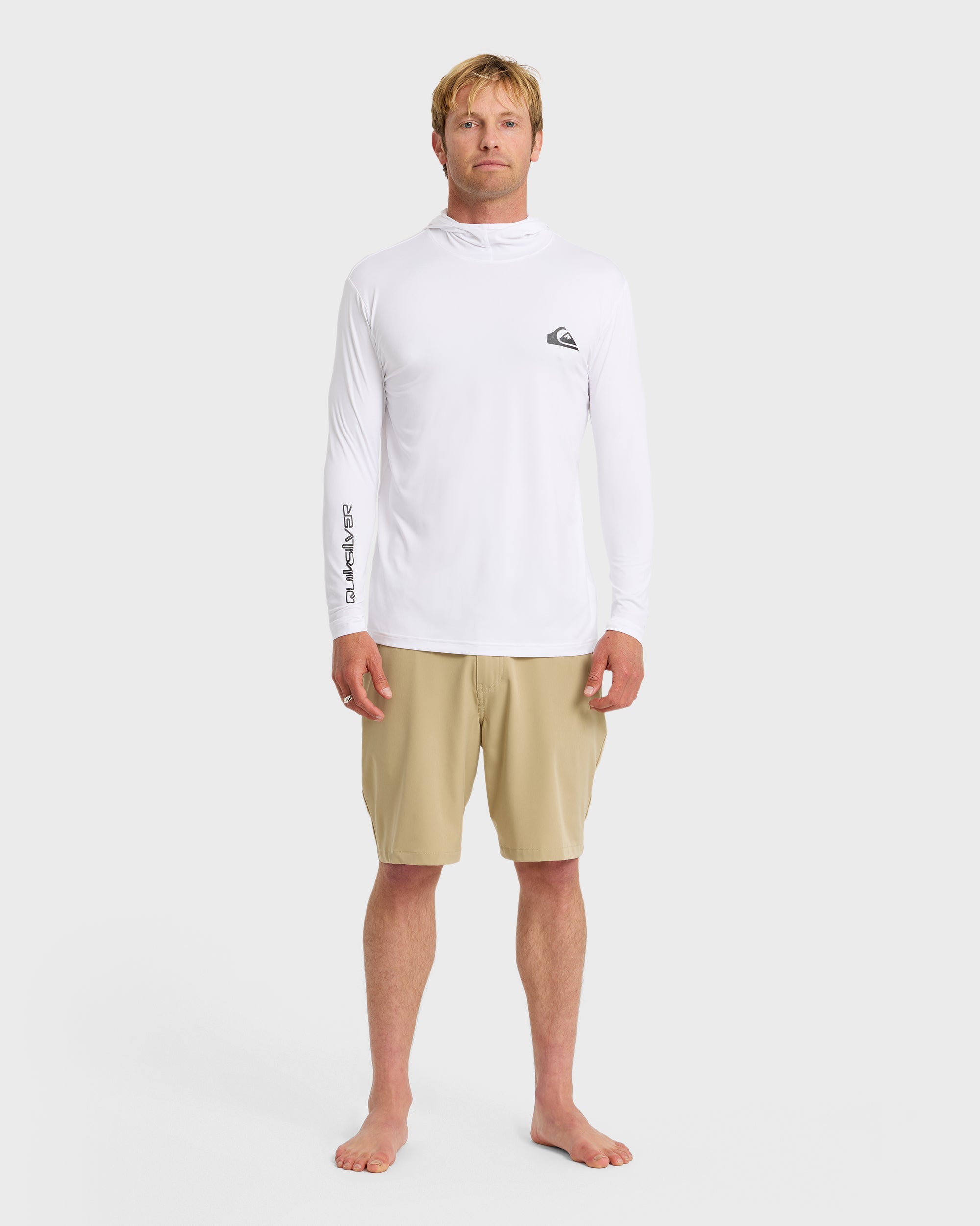 Everyday Hooded Surf Tee - White