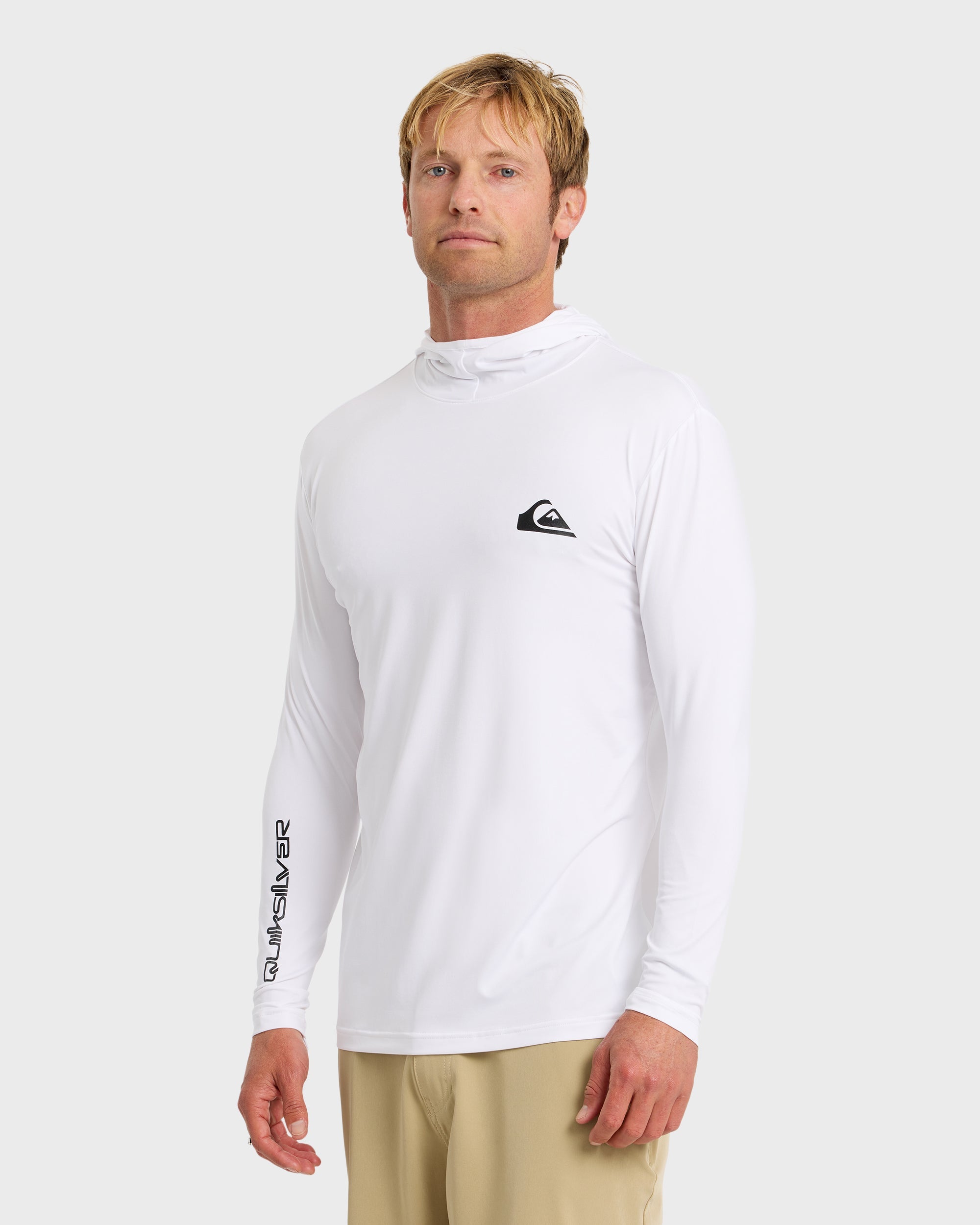 Everyday Hooded Surf Tee - White