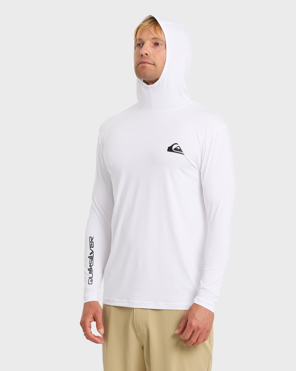 Everyday Hooded Surf Tee - White