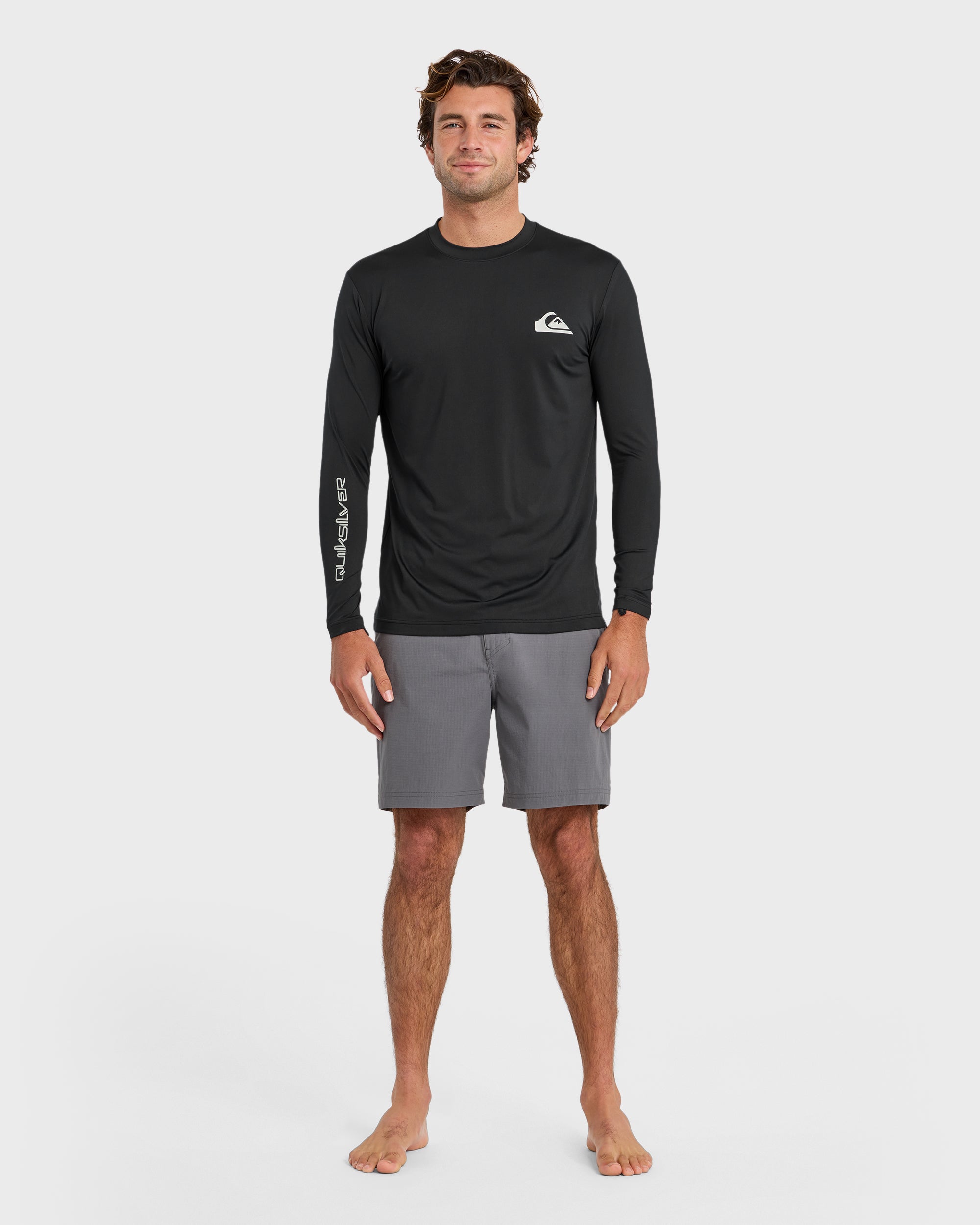 Everyday Long Sleeve Surf Tee - Black