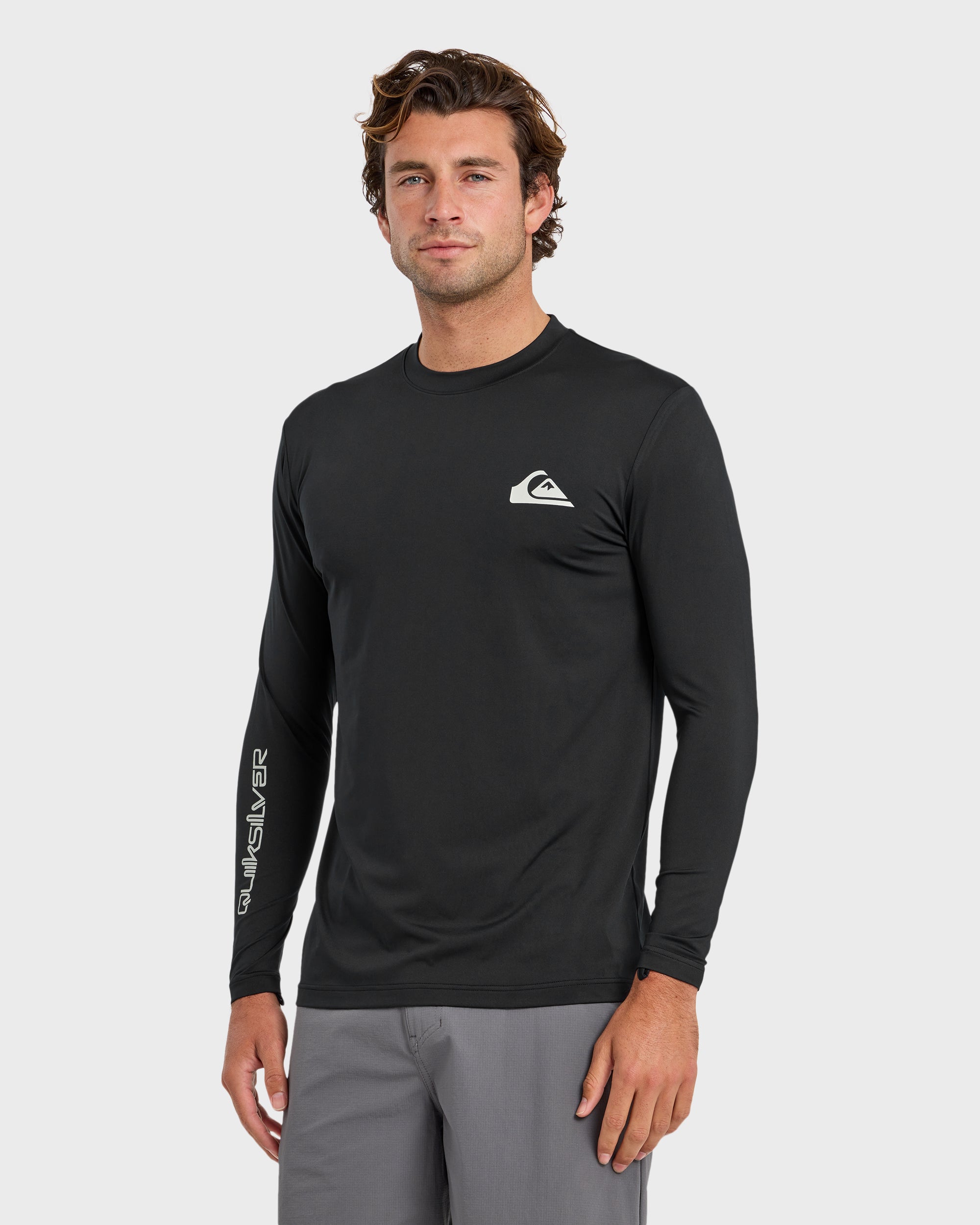 Everyday Long Sleeve Surf Tee - Black
