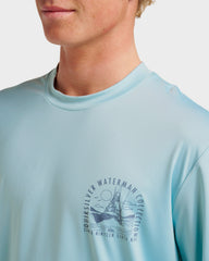 Waterman Coolbreeze Long Sleeve Surf Tee - Sterling Blue