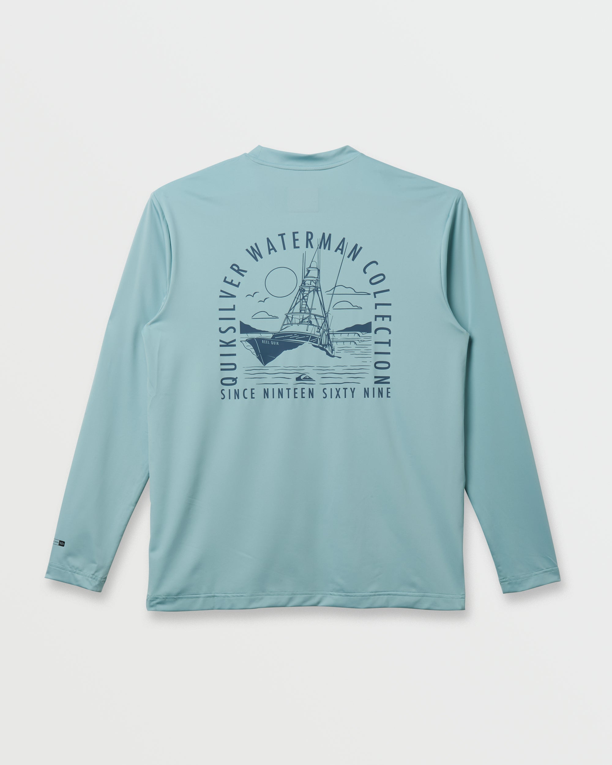 Waterman Coolbreeze Long Sleeve Surf Tee - Sterling Blue