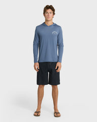 Lookup Long Sleeve Sun Hooded Rashguard - Seaport