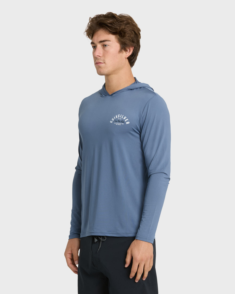 Lookup Long Sleeve Sun Hooded Rashguard - Seaport