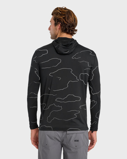 Everyday Hooded Surf Tee - Black