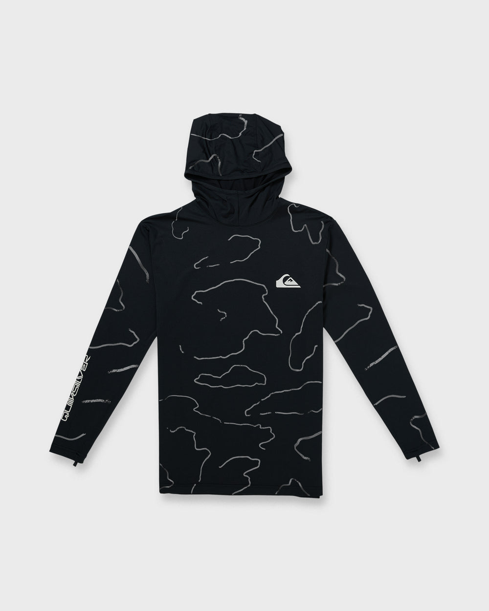 Everyday Hooded Surf Tee - Black