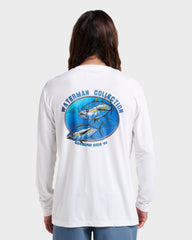 Waterman Coolbreeze Long Sleeve Surf Tee - White