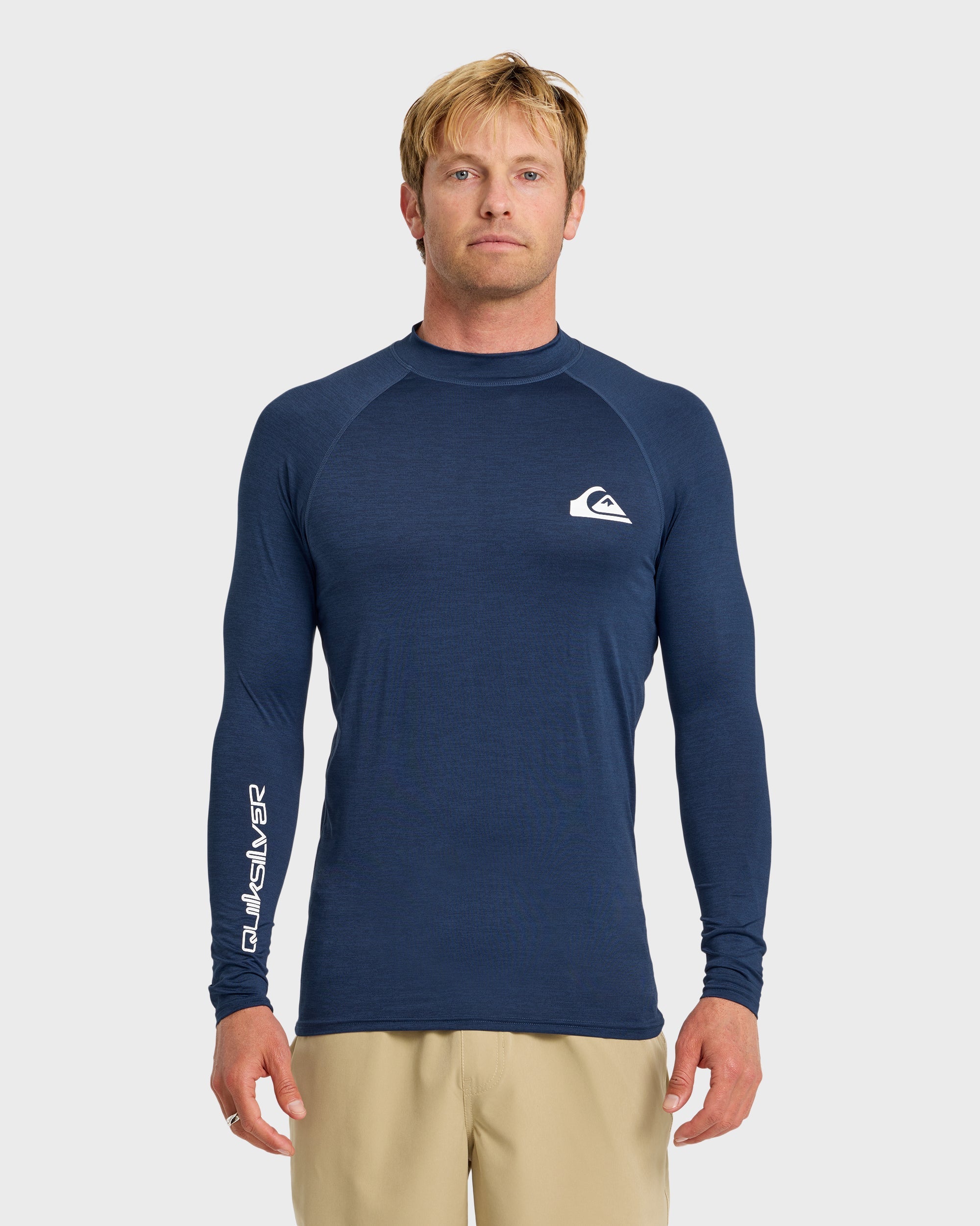 Everyday UPF 50 Long Sleeve Rashguard - Navy Heather