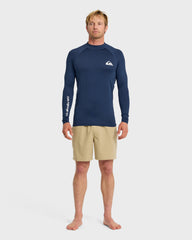 Everyday UPF 50 Long Sleeve Rashguard - Navy Heather