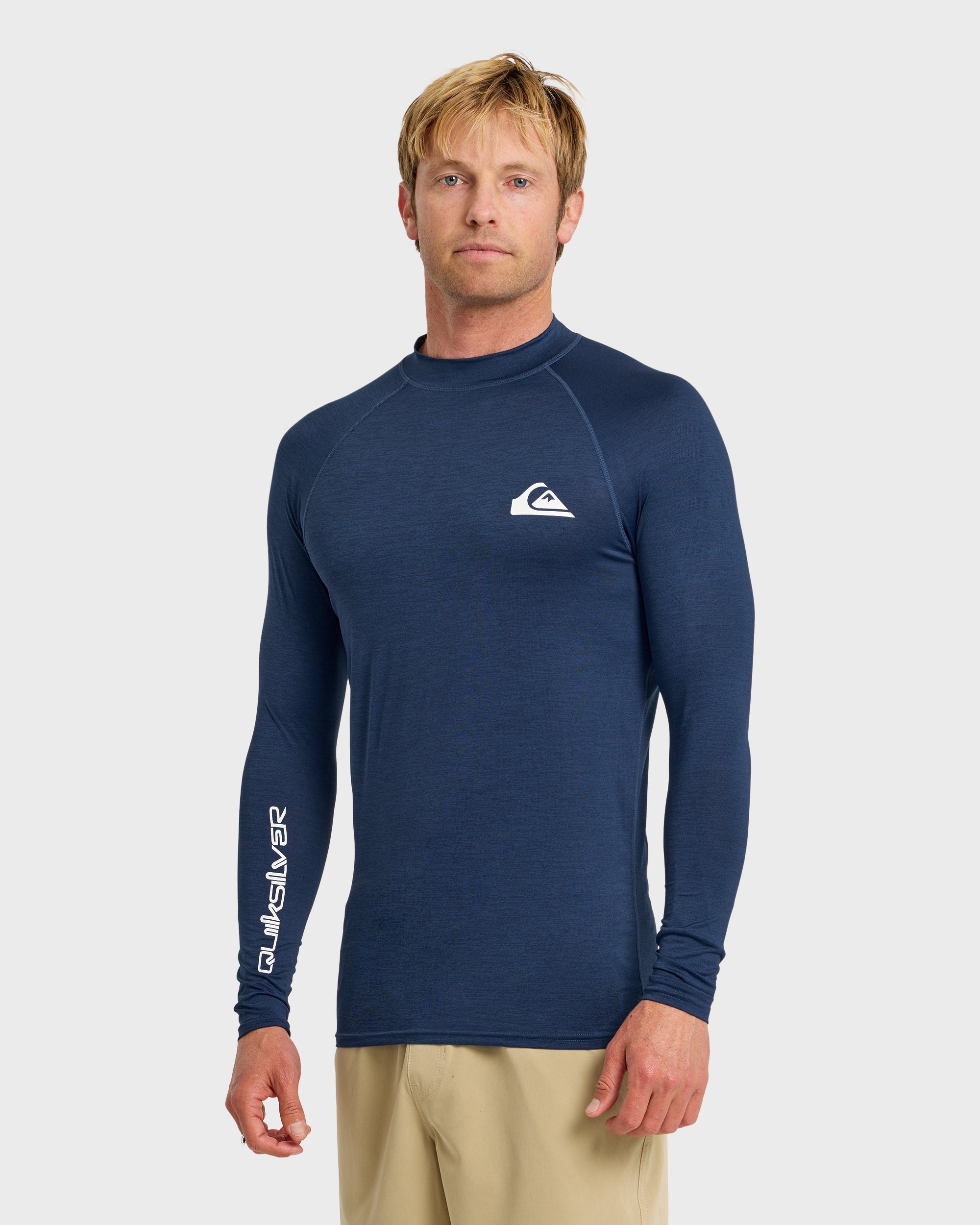 Everyday UPF 50 Long Sleeve Rashguard - Navy Heather
