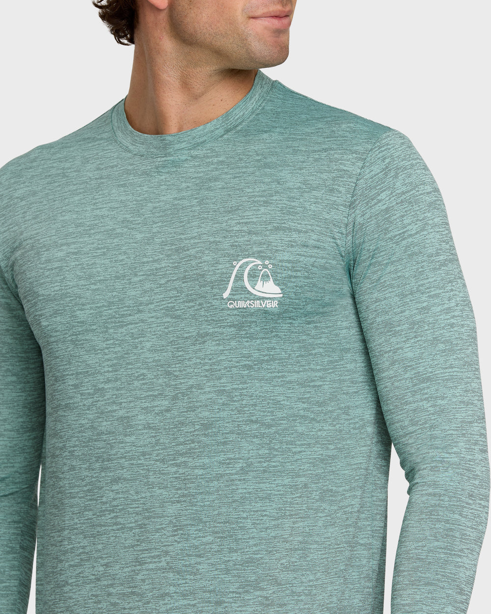DNA Logo Surf Long Sleeve Surf Tee - Jade Heather
