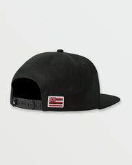 Hawaii Islands Snapback Hat - Black