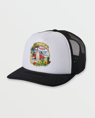 Quiksilver x Pacifico Baja Beach Trucker Hat - White