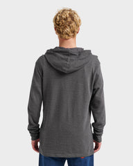 Vista Long Sleeve Hood - Graystone
