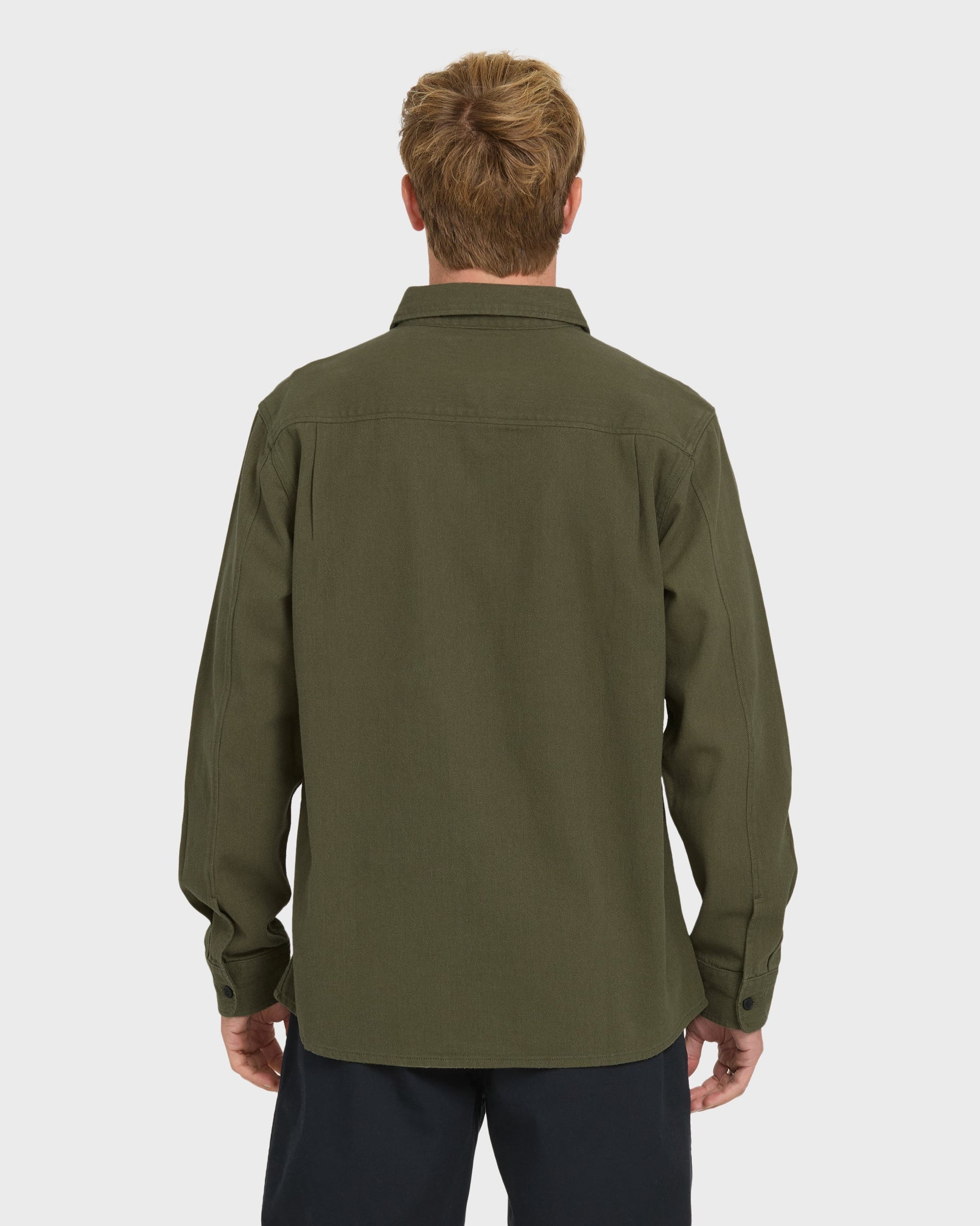 Heron Long Sleeve Shirt - Grape Leaf