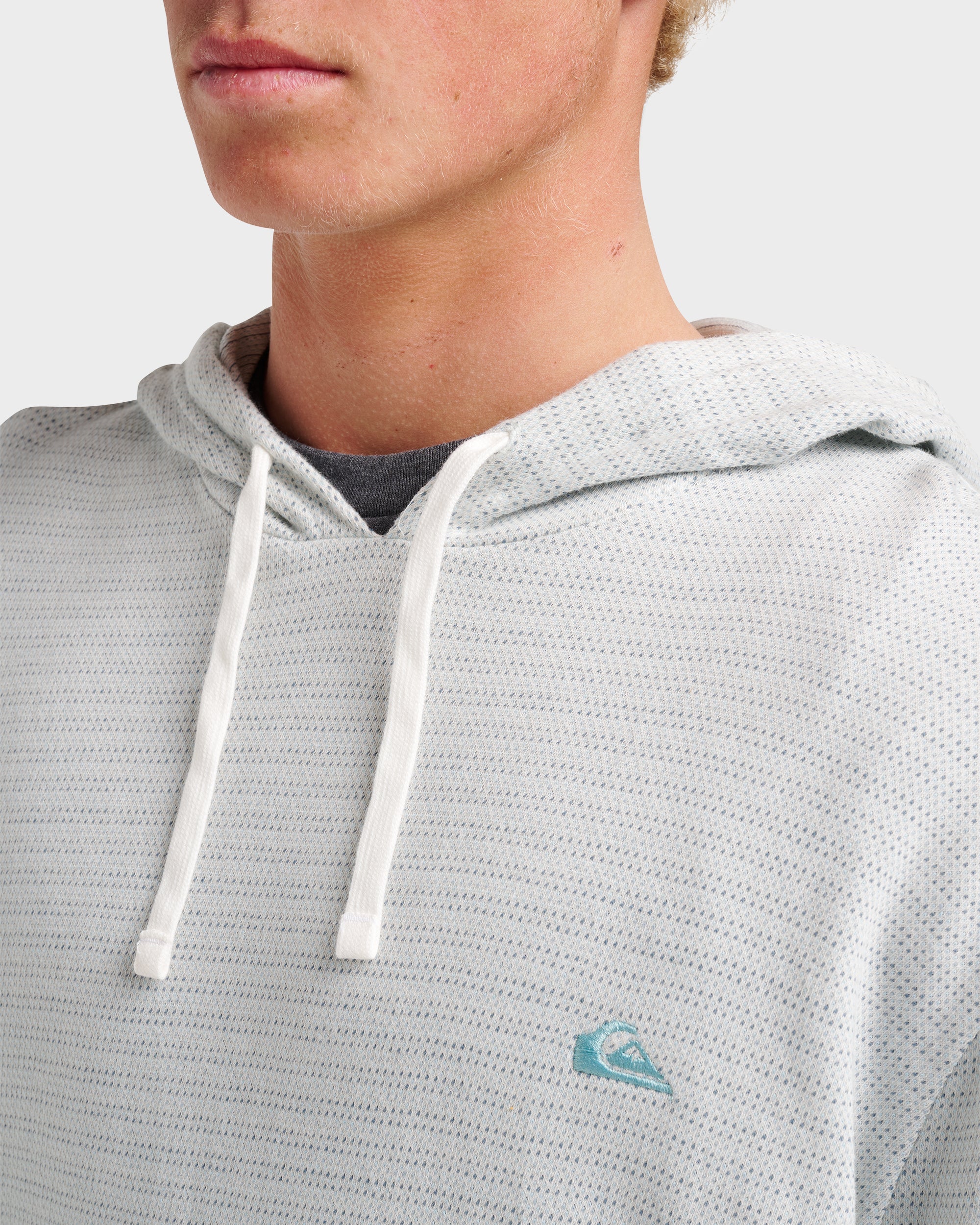 Vista Long Sleeve Hood - Ashley Blue