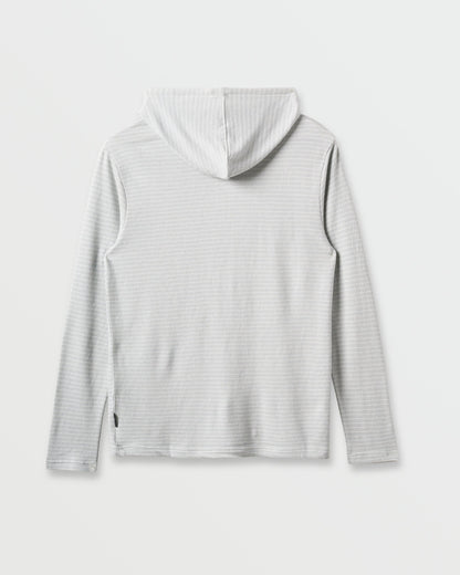 Vista Long Sleeve Hood - Ashley Blue