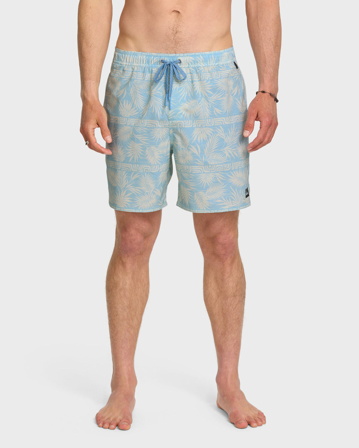 Waterman Fern Garden 17" Swim Trunks - Beach Blue