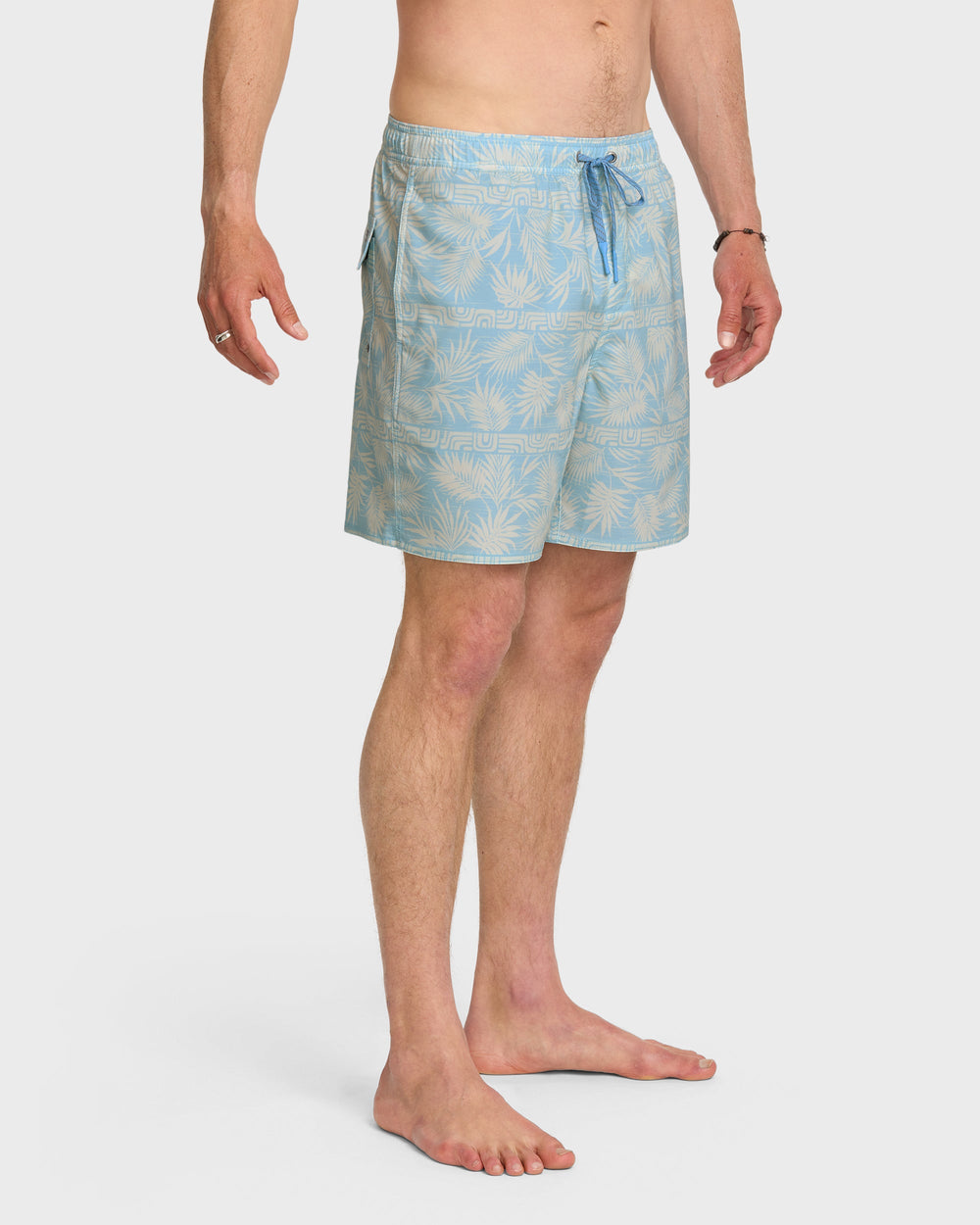 Waterman Fern Garden 17" Swim Trunks - Beach Blue
