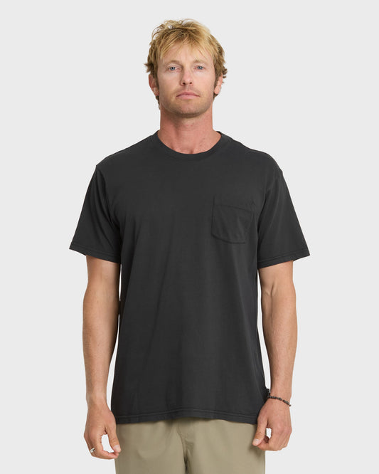 Saltwater Pocket Tee - Black